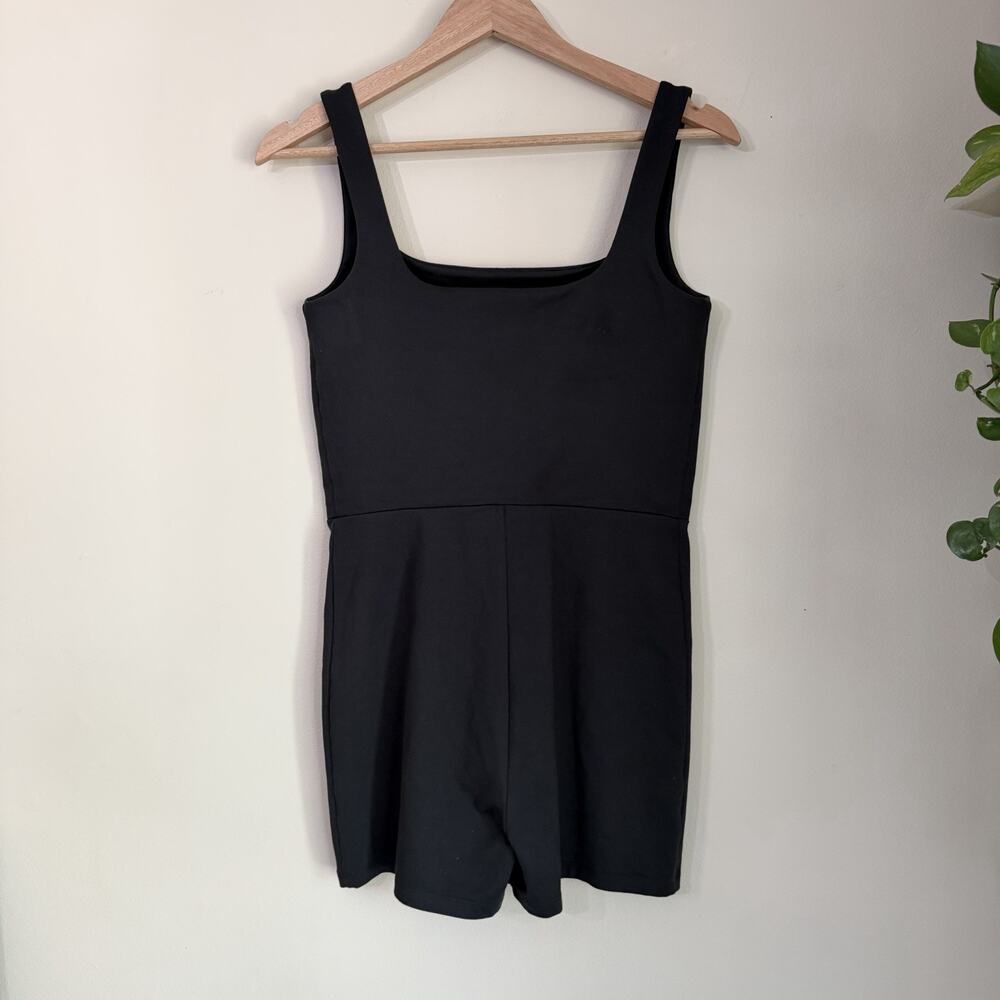 Reformation Ecostretch Bodysuit Black Women's Size M Chic Athlesuire Minimalist